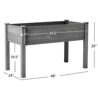 Elevated Raised Garden Bed For Outdoor