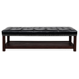 Bedroom End Of Bed Bench Tufted Upholstered End Of Bed Bench End Of Bed Entrance Shoe Bench With Nailhead Trim And Shelf Bedroom Upholstered Bench Living Room Shoe Rack Footstool