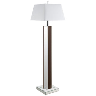Echolls - Lamp With Scalloped Accents And Mirror Detail