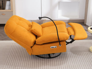 Power Recliner Swivel Glider USB Charger With tooth Music Player, Sleep, Working, Game And Leisure
