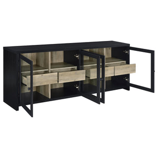 Kennison - TV Stand - Black