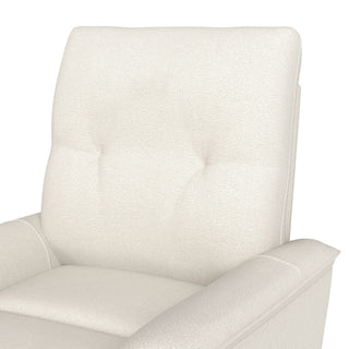 270° Power Swivel Rocker Recliner Chair With Phone Holder, Electric Glider Reclining Sofa With USB Ports For Living Room Bedroom - Beige
