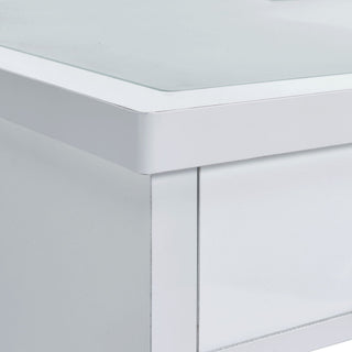 Ariana - Complete Vanity With Lightbulbs - Glossy White