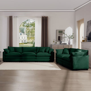 Elegant Oversized Sectional Sofa Set With Deep Seats And Flexible Layout