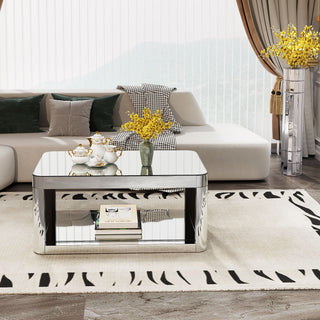 Coffee Table, Rectangular - Silver