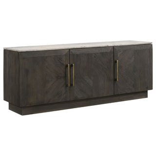 Metzger - 3 Door Sideboard Buffet - Gray