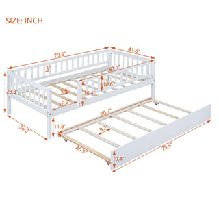 Multi Functional Wooden Daybed Bed