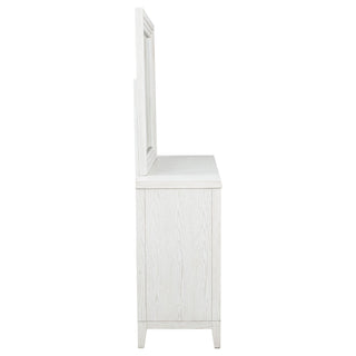 6 Drawer Dresser & Mirror - White