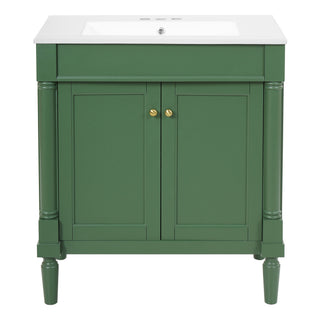 Bathroom Vanity Cabinet With Sink, Soft Close Doors, Storage Cabinet
