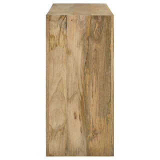 Mesa - Rectangular Console Table With Clean Open Frame Design - Natural