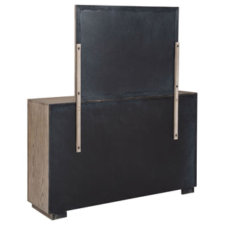 Gibbons - 6 Drawer Dresser And Mirror Set - Brown
