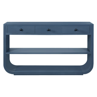 Console Table With 3 Soft Close Drawers & 2 Open Shelves