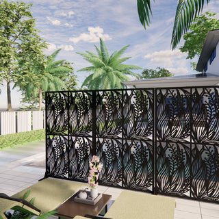 Free Standing Decorative Privacy Screen, Outdoor And Indoor Divider