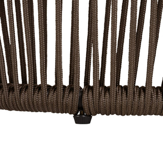 Round Side Table With Rope Frame