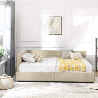 Upholstered Storage Tufted Bed Frame With Backrest And Armrests