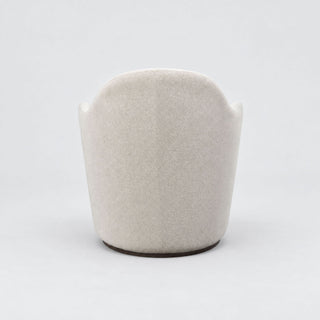 Cocoa - Swivel Barrel Chair With 360° Rotation - Ivory