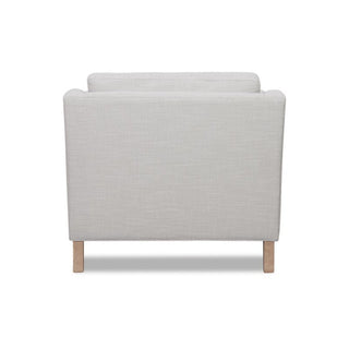 Chair With High Track Arms - Beige