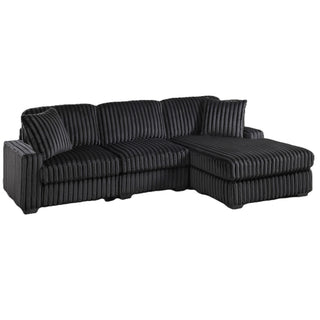 Sectional Sofa Set With Reversible Chaise, Living Room Furniture