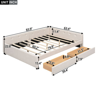 Platform Bed With USB Ports
