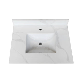 Bathroom Vanity Top With Undermount Single Bowl Sink