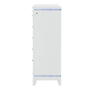 Adalid - Chest With LED Lighting - White
