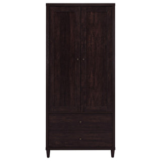 Nestor - 2 Drawer Tall Accent Cabinet With 2 Doors - Rustic