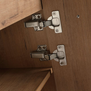 60" Freestanding Bathroom Vanity With Soft Close Doors And Drawers, (Vanity Only) - Imitative Oak