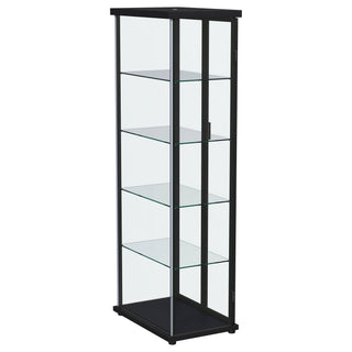 Nevra - 4 Shelf Display LED Curio Cabinet