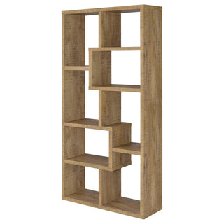 Currey - 6 Shelf Bookshelf - Mango Color