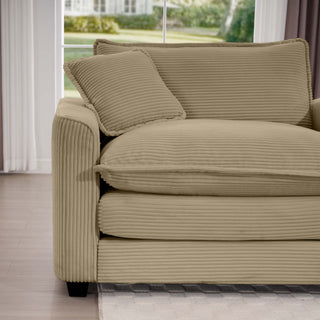 Elegant Oversized Sectional Sofa Set With Deep Seats And Flexible Layout