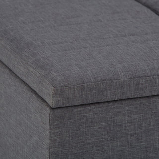 Ellis - Coffee Table Storage Ottoman Contemporary Design