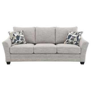 Mingle ] Upholstered Sofa - Light Gray