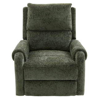 Manual Recliner Massage Chair With Swivel Rocker, 8 Massage Modes, Side Storage Pocket
