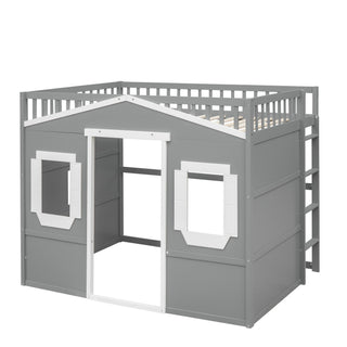 Elegant House Loft Bed With Ladder