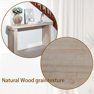 Console Table With Decorative Molding