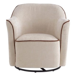 360° Swivel Accent Chair With Flared Arms