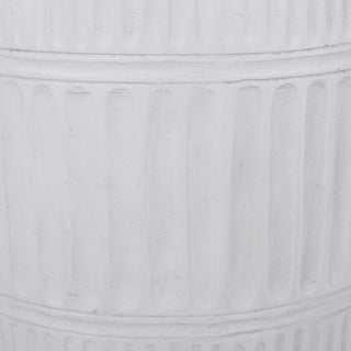Outdoor Patio End Table - Antique White