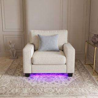 Rita - Accent Chair With LED Underlighting