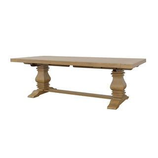 Allende - Extension Dining Table With Double Pedestal Base - Honey