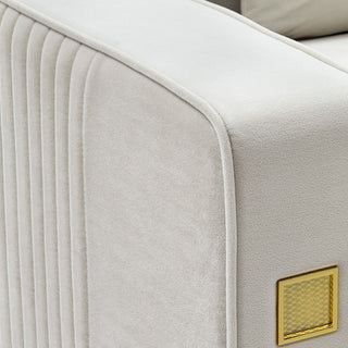 2 Pieces Sofa Sofa Set With Removable Cushions For Home Apartment