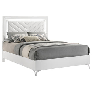 Buckley - Panel Bed With LED Trim
