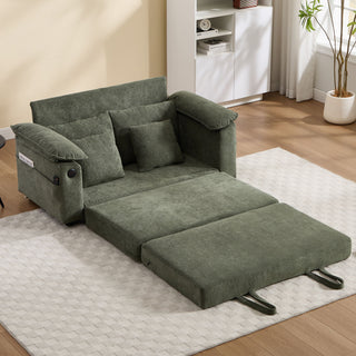 Upholstered Futon Convertible Floor Sofa Bed