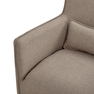 Ayla - Swivel Accent Chair With Matching Lumbar Pillow