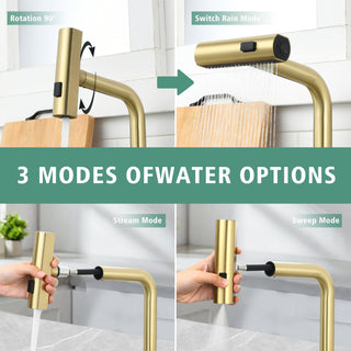 Touchless Kitchen Faucet With LED Display