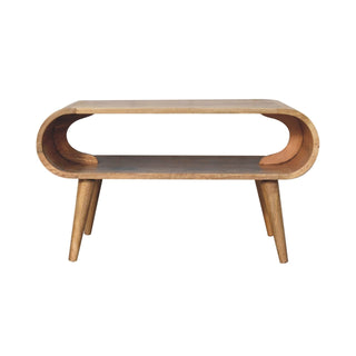 Solid Wood Open Coffee Table