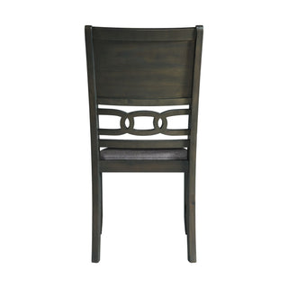 Amherst - Dining Side Chair With Fabric Cushion Side Stretcher (Set of 2) - Gray Finish