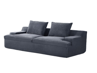 Nimbus - Oversized Full Foam 4 Seater Couch For Living Room Upholstered In Soft, Wide Armrests