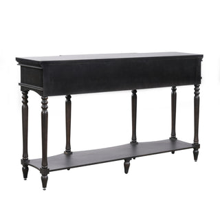 Retro Console Table With 3 Soft Close Drawers