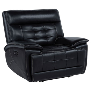 Hayden - Power Recliner With Dual Control, USB Charging Ports - Black