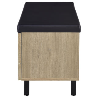 Clackamas - 2 Door Storage Bench With Padded Seat